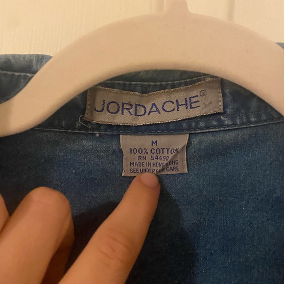 Vintage Denim Crop Shirt - Picture 4 of 6